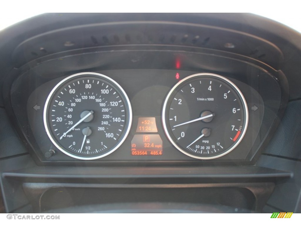 2008 5 Series 528i Sedan - Deep Green Metallic / Natural Brown photo #12