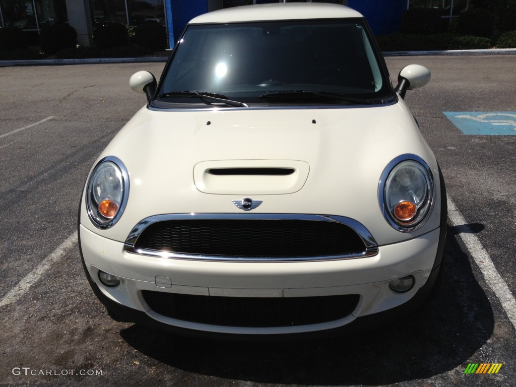 2008 Cooper S Hardtop - Pepper White / Grey/Black photo #1