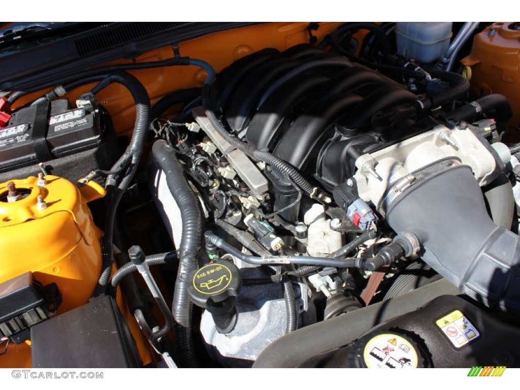 2008 Mustang GT/CS California Special Coupe - Grabber Orange / Dark Charcoal/Medium Parchment photo #62