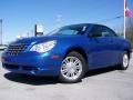 2008 Marathon Blue Pearl Chrysler Sebring LX Convertible  photo #1