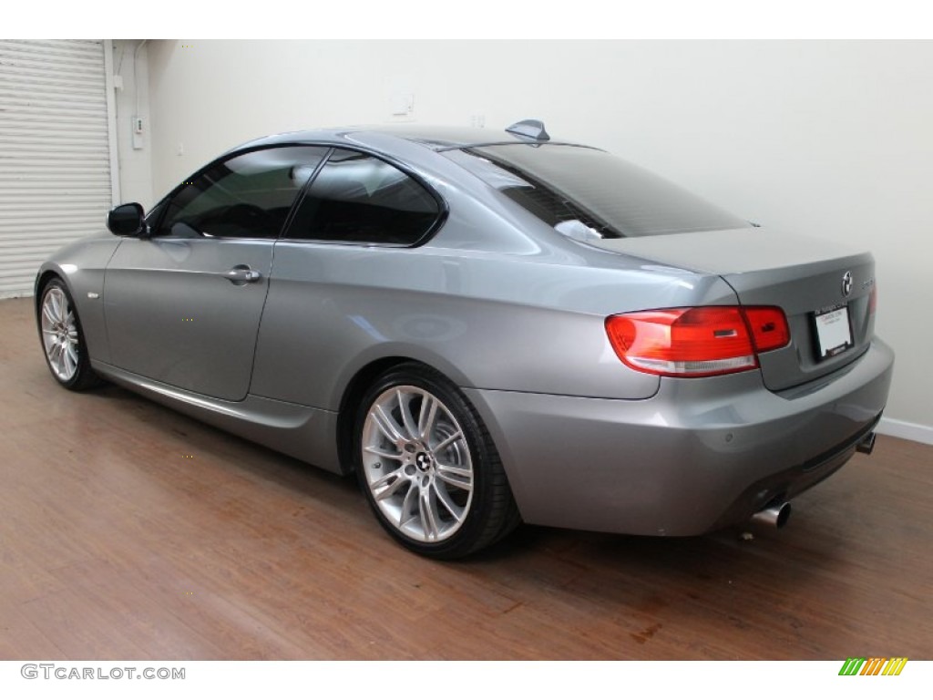 2010 3 Series 335i Coupe - Space Gray Metallic / Black photo #4