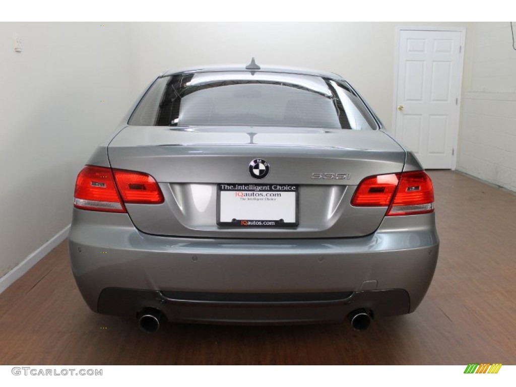 2010 3 Series 335i Coupe - Space Gray Metallic / Black photo #8