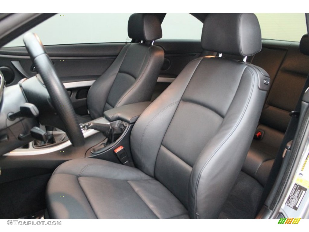 2010 3 Series 335i Coupe - Space Gray Metallic / Black photo #19
