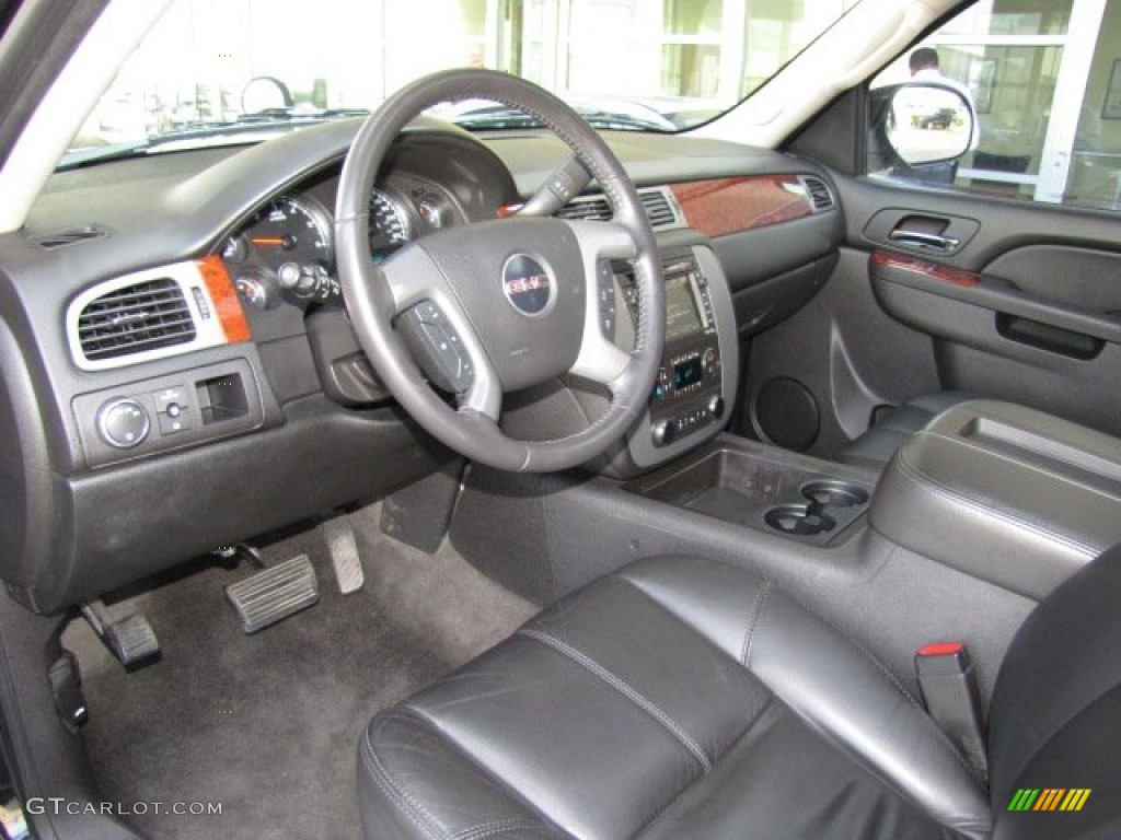 Ebony Interior 2010 GMC Yukon SLT Photo #79457030