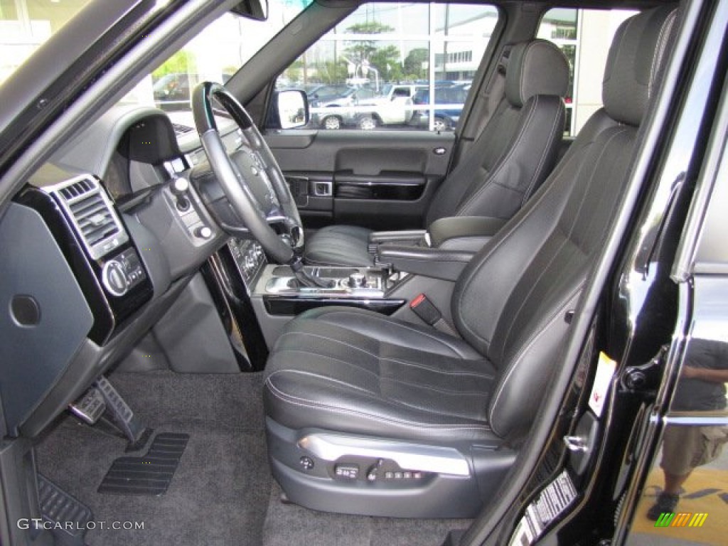 Jet Black/Ivory White Interior 2010 Land Rover Range Rover Supercharged Autobiography Photo #79457165