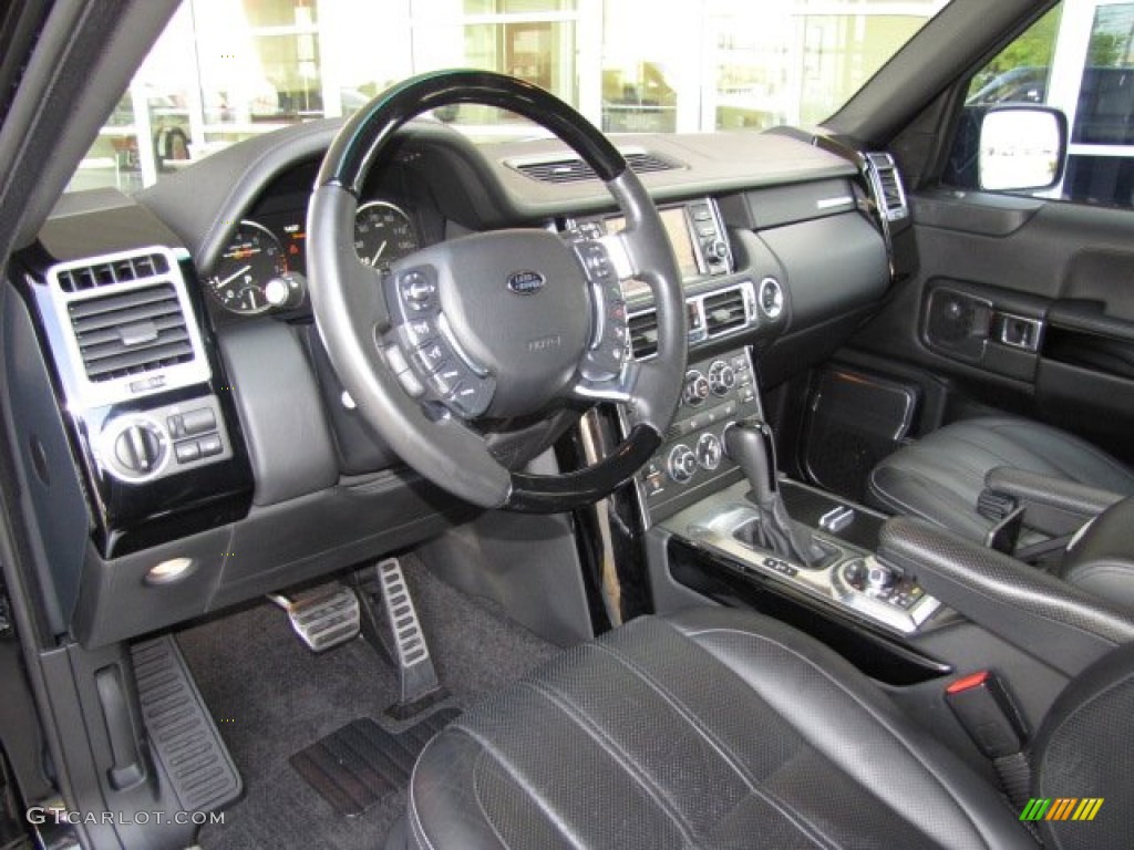 Jet Black/Ivory White Interior 2010 Land Rover Range Rover Supercharged Autobiography Photo #79457198