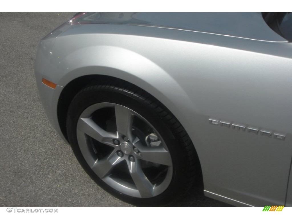 2012 Camaro LT/RS Convertible - Silver Ice Metallic / Gray photo #25