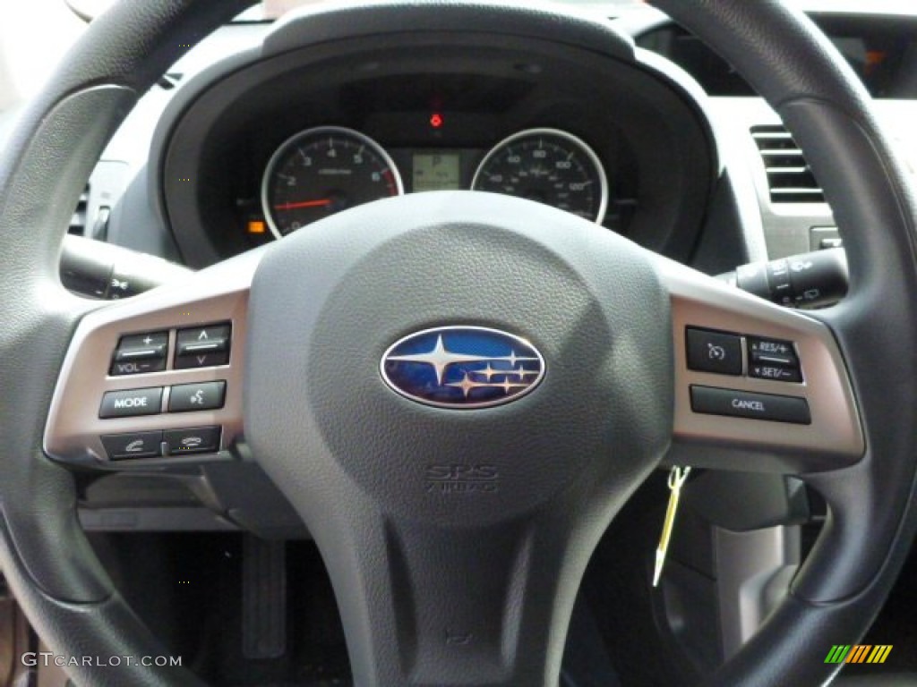 2014 Subaru Forester 2.5i Platinum Steering Wheel Photo #79458955