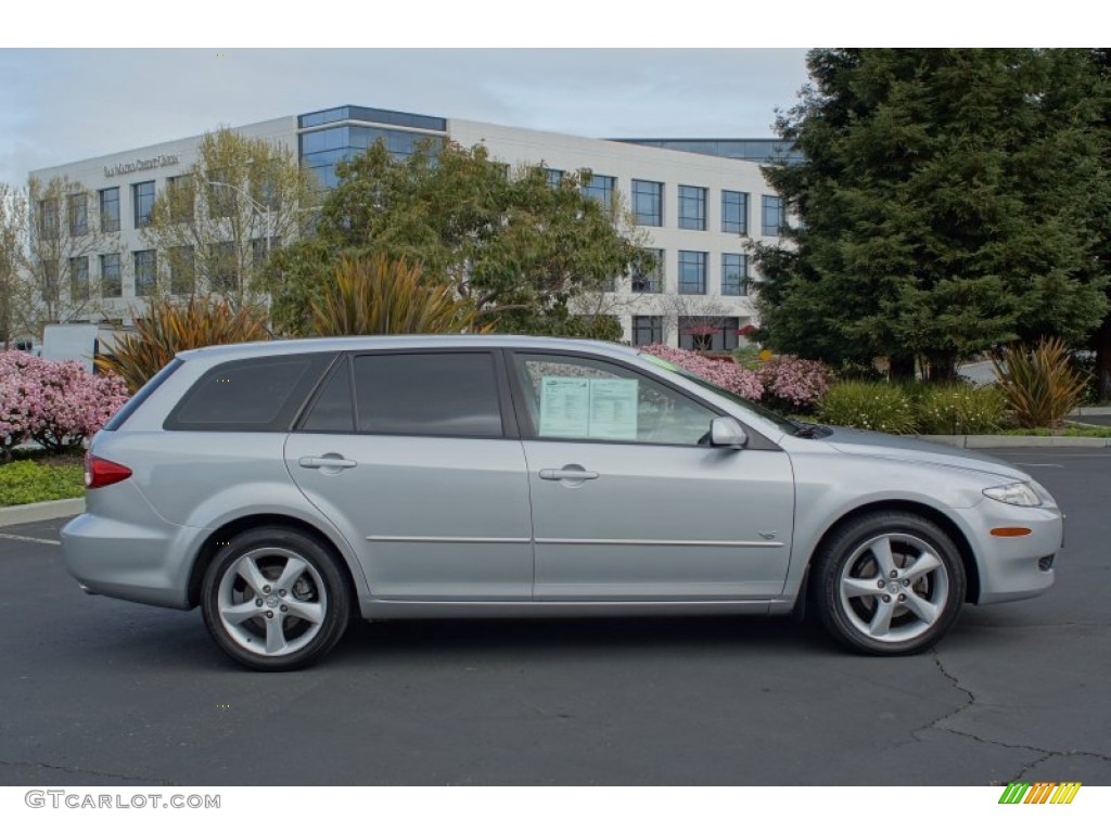 Glacier Silver Metallic 2004 Mazda MAZDA6 s Sport Wagon Exterior Photo #79459953