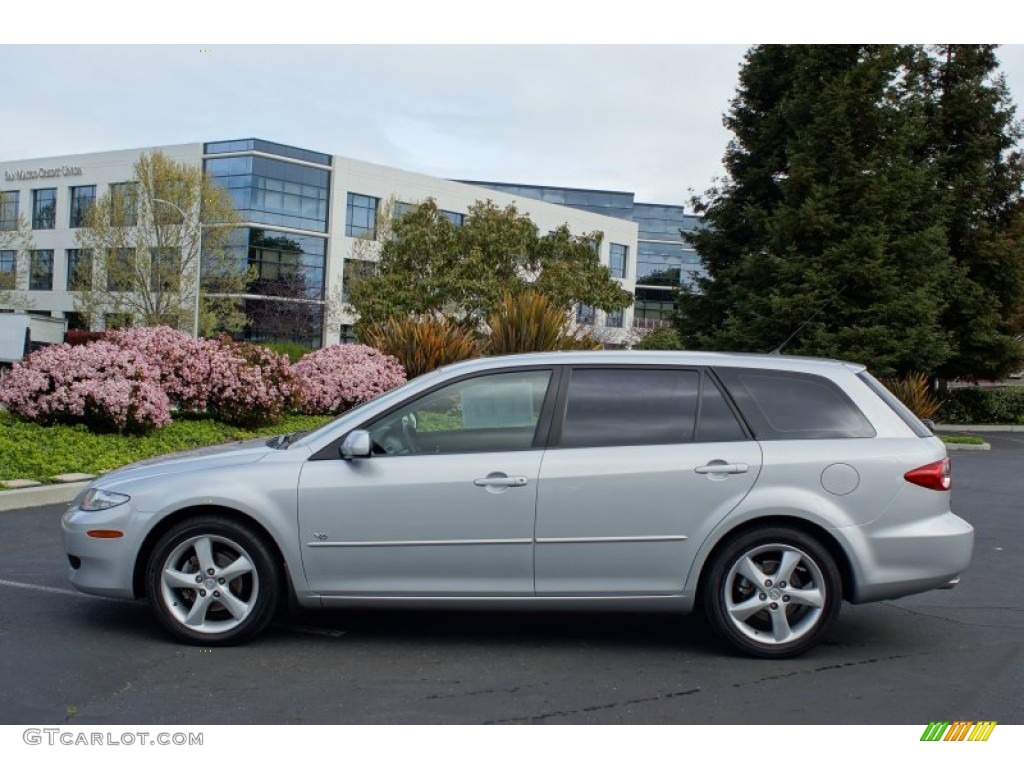 Glacier Silver Metallic 2004 Mazda MAZDA6 s Sport Wagon Exterior Photo #79459963