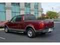2003 Burgundy Red Metallic Ford F150 Lariat SuperCrew  photo #5