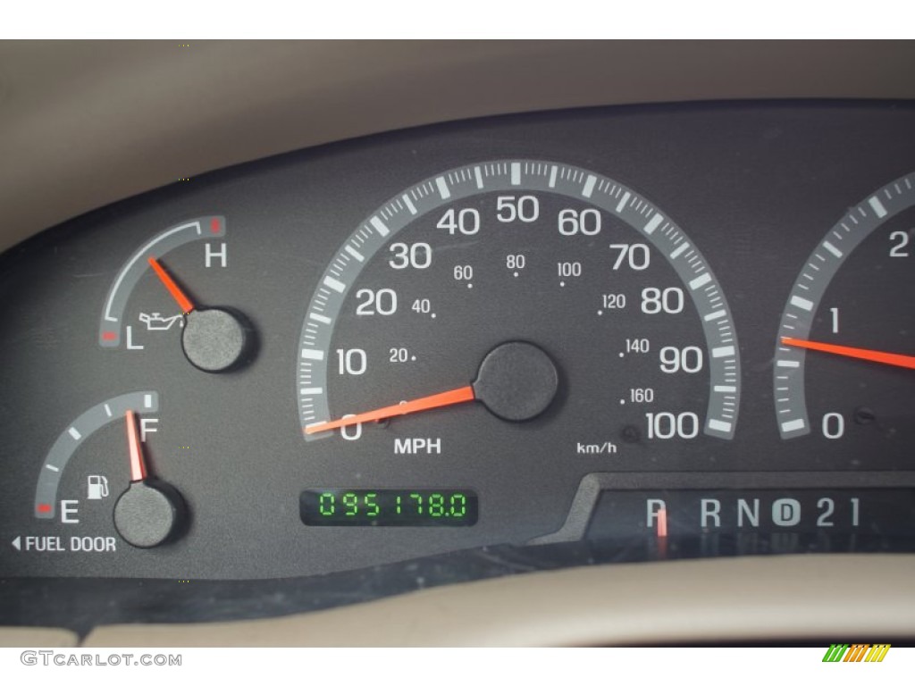 2003 F150 Lariat SuperCrew - Burgundy Red Metallic / Medium Parchment Beige photo #15