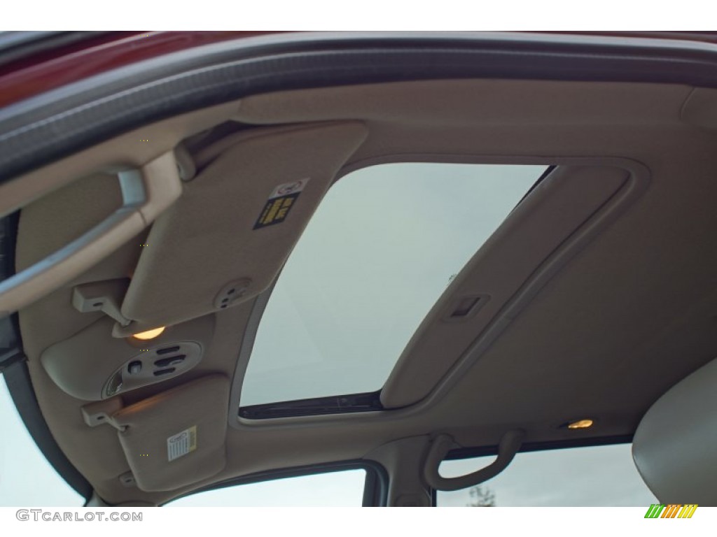 2003 F150 Lariat SuperCrew - Burgundy Red Metallic / Medium Parchment Beige photo #17