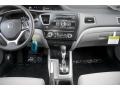 Gray 2013 Honda Civic Hybrid-L Sedan Dashboard