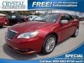 Deep Cherry Red Crystal Pearl 2013 Chrysler 200 Limited Convertible