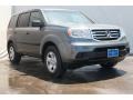 2013 Polished Metal Metallic Honda Pilot LX  photo #1