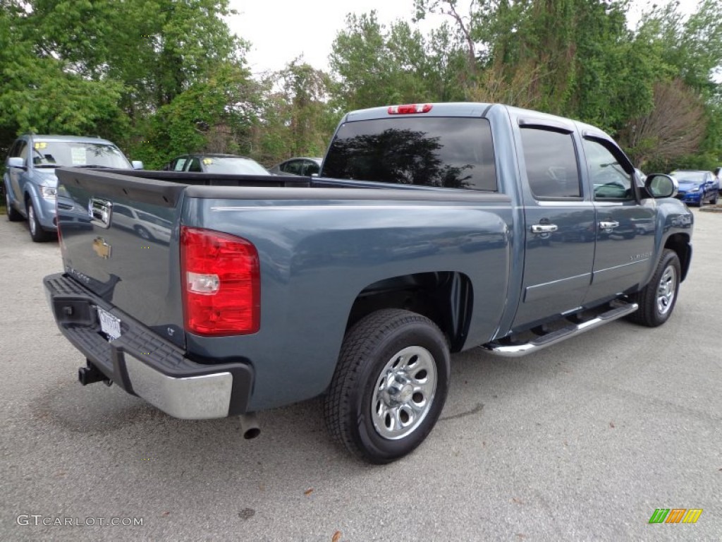 2008 Silverado 1500 LT Crew Cab - Blue Granite Metallic / Light Titanium/Ebony Accents photo #8