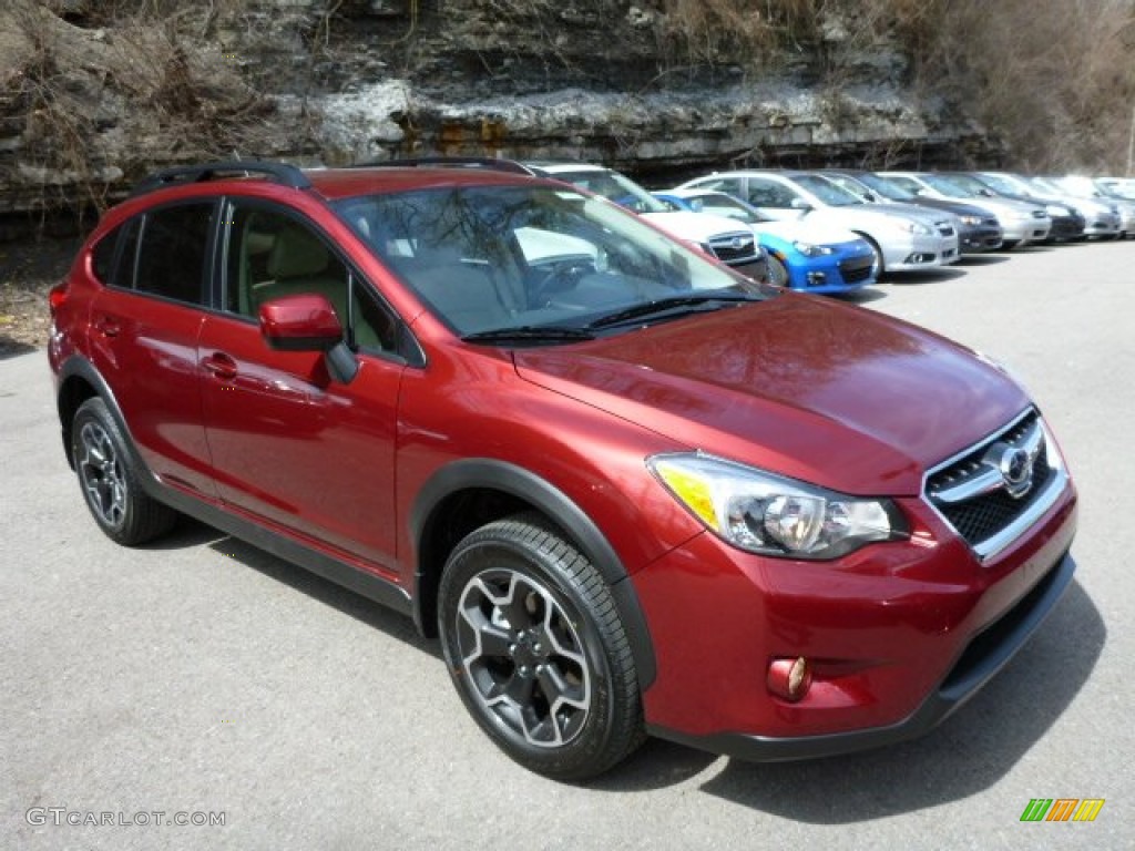 2013 XV Crosstrek 2.0 Premium - Venetian Red Pearl / Ivory photo #5