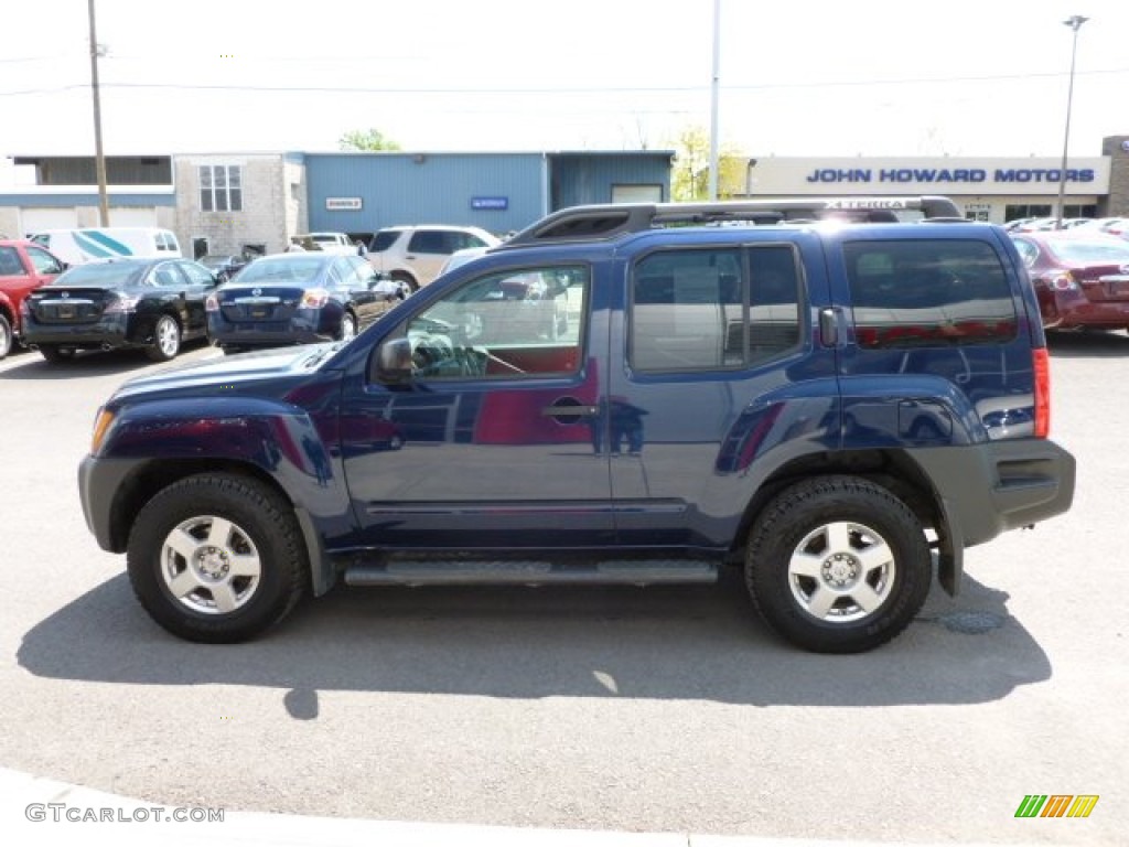2008 Xterra S 4x4 - Midnight Blue / Steel/Graphite photo #8