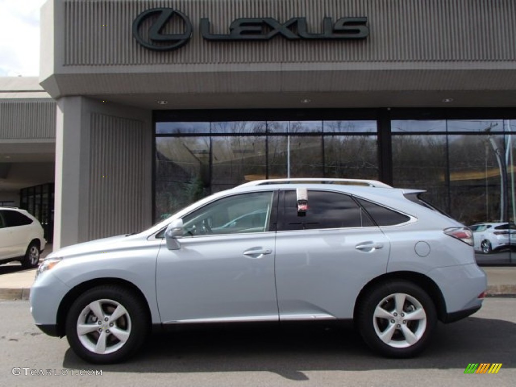 2012 RX 350 AWD - Cerulean Blue Metallic / Light Gray photo #2