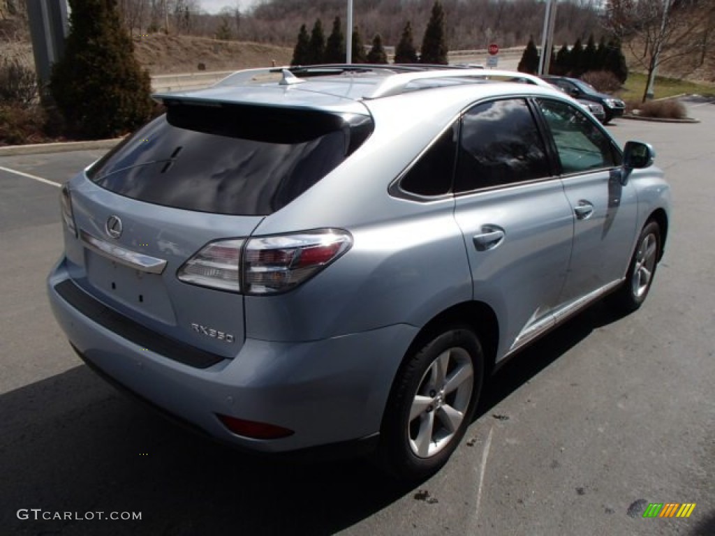 2012 RX 350 AWD - Cerulean Blue Metallic / Light Gray photo #5