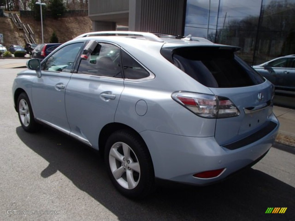 2012 RX 350 AWD - Cerulean Blue Metallic / Light Gray photo #7