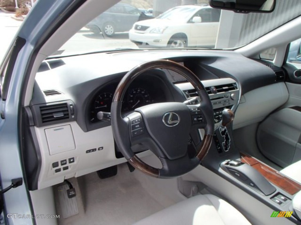 2012 RX 350 AWD - Cerulean Blue Metallic / Light Gray photo #9