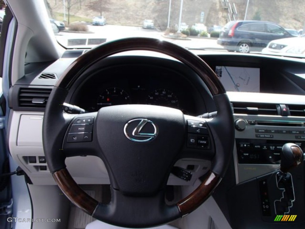 2012 RX 350 AWD - Cerulean Blue Metallic / Light Gray photo #18