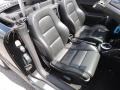 2005 Audi TT Ebony Black Interior Front Seat Photo