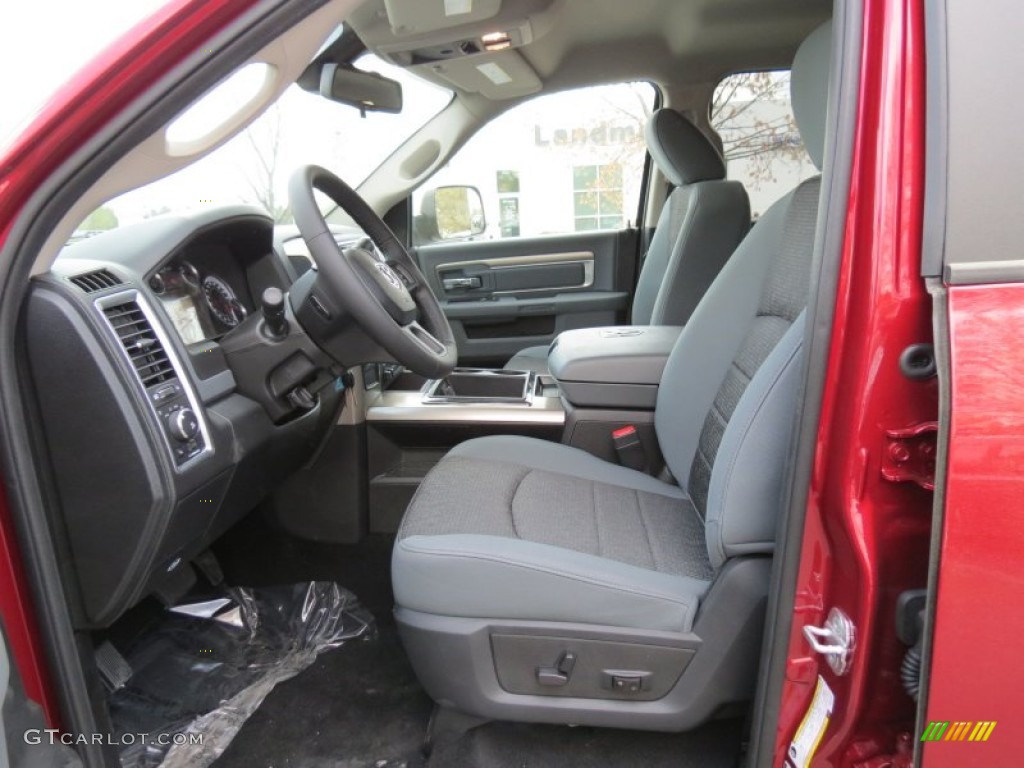 Black/Diesel Gray Interior 2013 Ram 2500 Big Horn Crew Cab 4x4 Photo #79464575