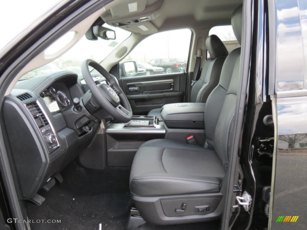 Black Interior 2013 Ram 1500 Sport Crew Cab Photo #79464818