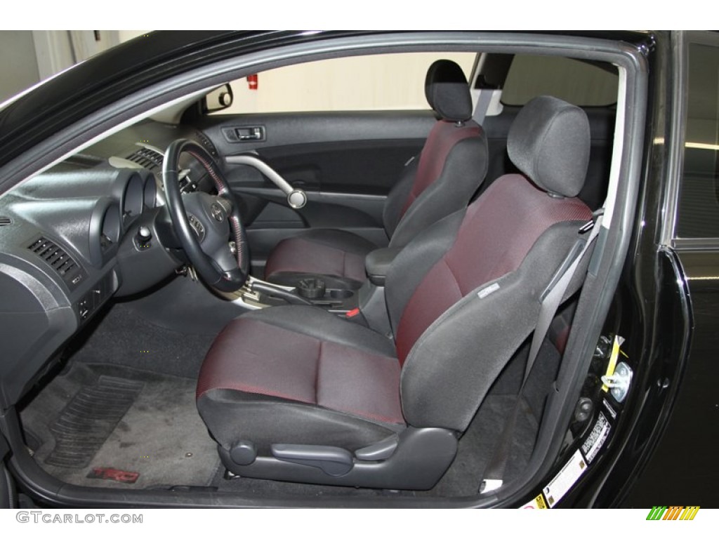 Dark Charcoal/Red Interior 2009 Scion tC Standard tC Model Photo #79464855