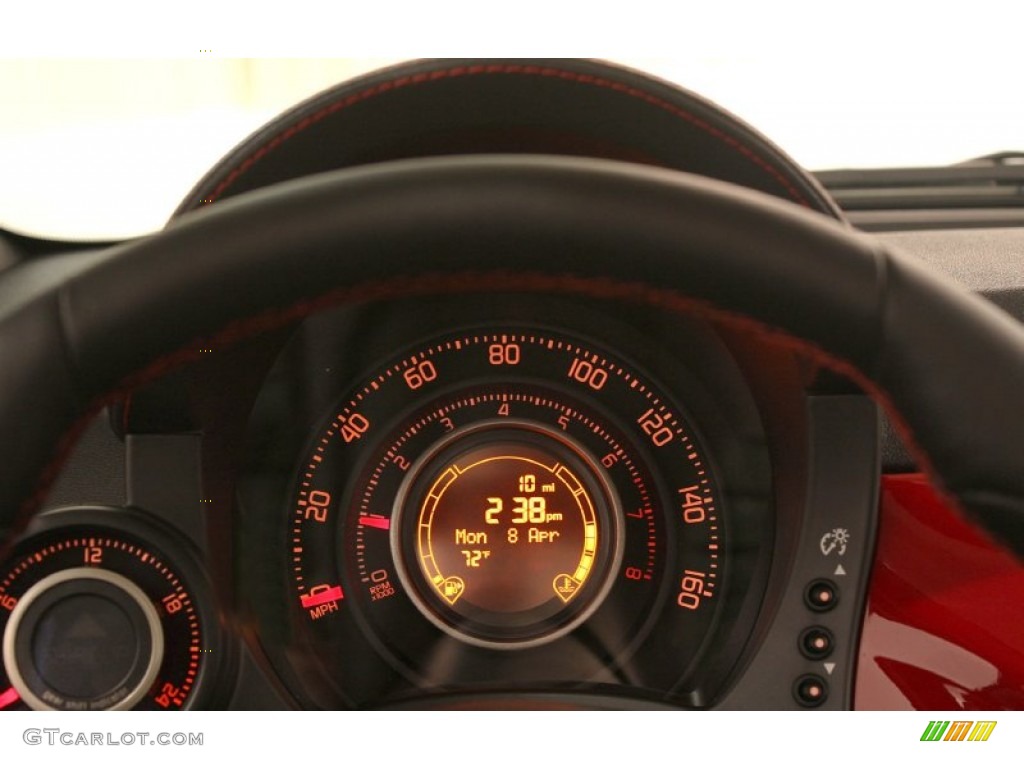 2013 Fiat 500 c cabrio Abarth Gauges Photo #79465331