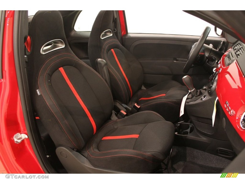2013 Fiat 500 c cabrio Abarth Front Seat Photo #79465462