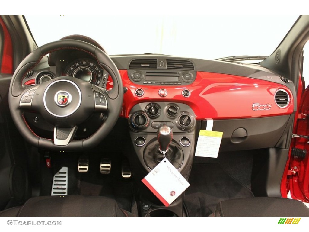2013 Fiat 500 c cabrio Abarth Abarth Nero/Nero (Black/Black) Dashboard Photo #79465520