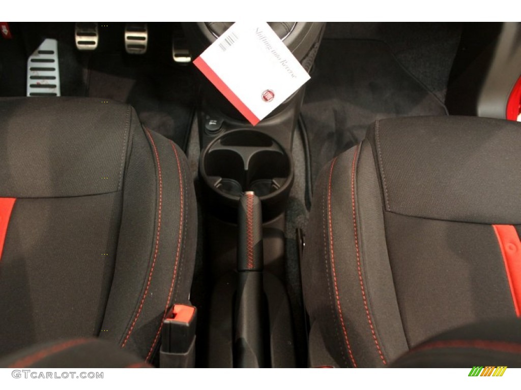 2013 500 c cabrio Abarth - Rosso (Red) / Abarth Nero/Nero (Black/Black) photo #29