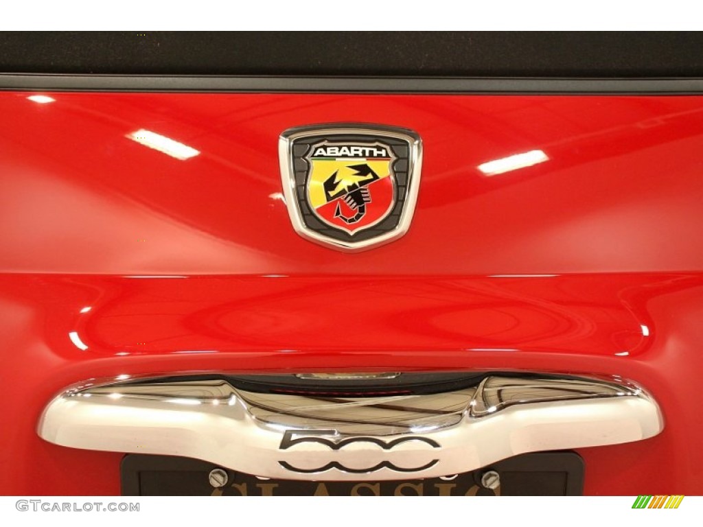 2013 500 c cabrio Abarth - Rosso (Red) / Abarth Nero/Nero (Black/Black) photo #31
