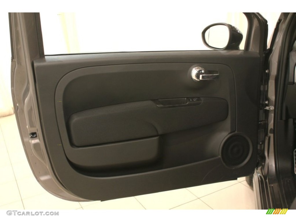 2013 Fiat 500 Abarth Abarth Nero/Nero (Black/Black) Door Panel Photo #79465865