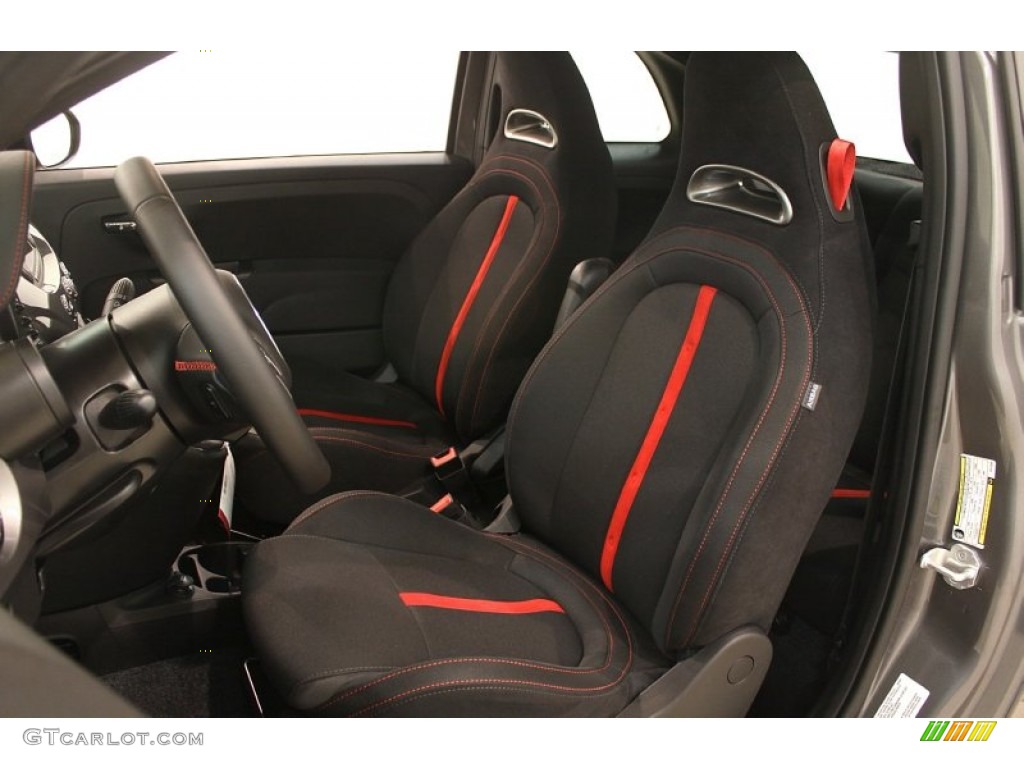 Abarth Nero/Nero (Black/Black) Interior 2013 Fiat 500 Abarth Photo #79465898