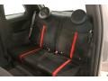 2013 Fiat 500 Abarth Nero/Nero (Black/Black) Interior Rear Seat Photo