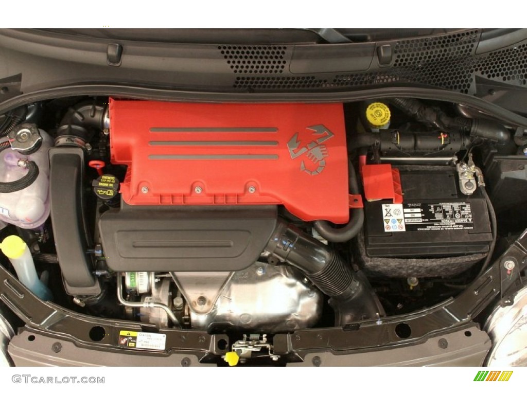 2013 Fiat 500 Abarth 1.4 Liter Abarth Turbocharged SOHC 16-Valve MultiAir 4 Cylinder Engine Photo #79466261