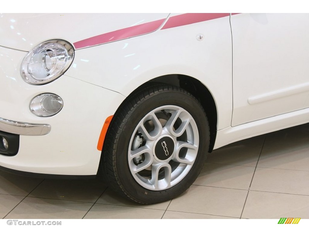 2012 Fiat 500 Pink Ribbon Limited Edition Wheel Photo #79466455