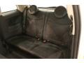 2012 Fiat 500 Pelle Nera/Nera (Black/Black) Interior Rear Seat Photo