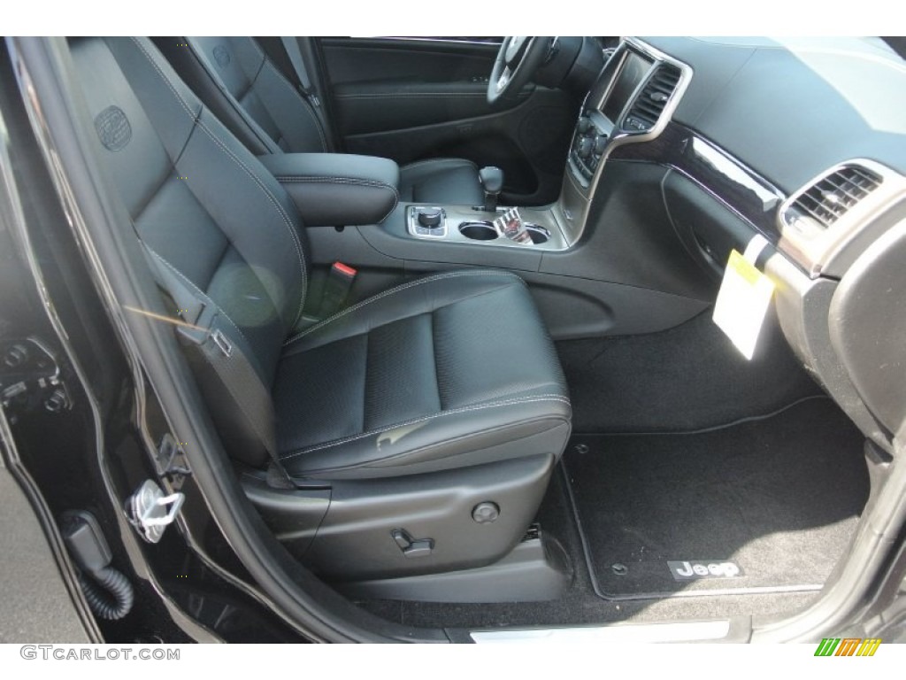 Overland Morocco Black Interior 2014 Jeep Grand Cherokee Overland 4x4 Photo #79466831