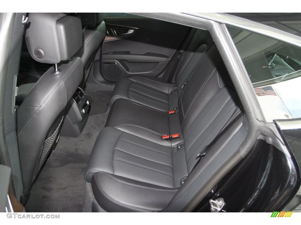 Black Interior 2013 Audi A7 3.0T quattro Prestige Photo #79466843