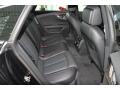 2013 Audi A7 Black Interior Rear Seat Photo