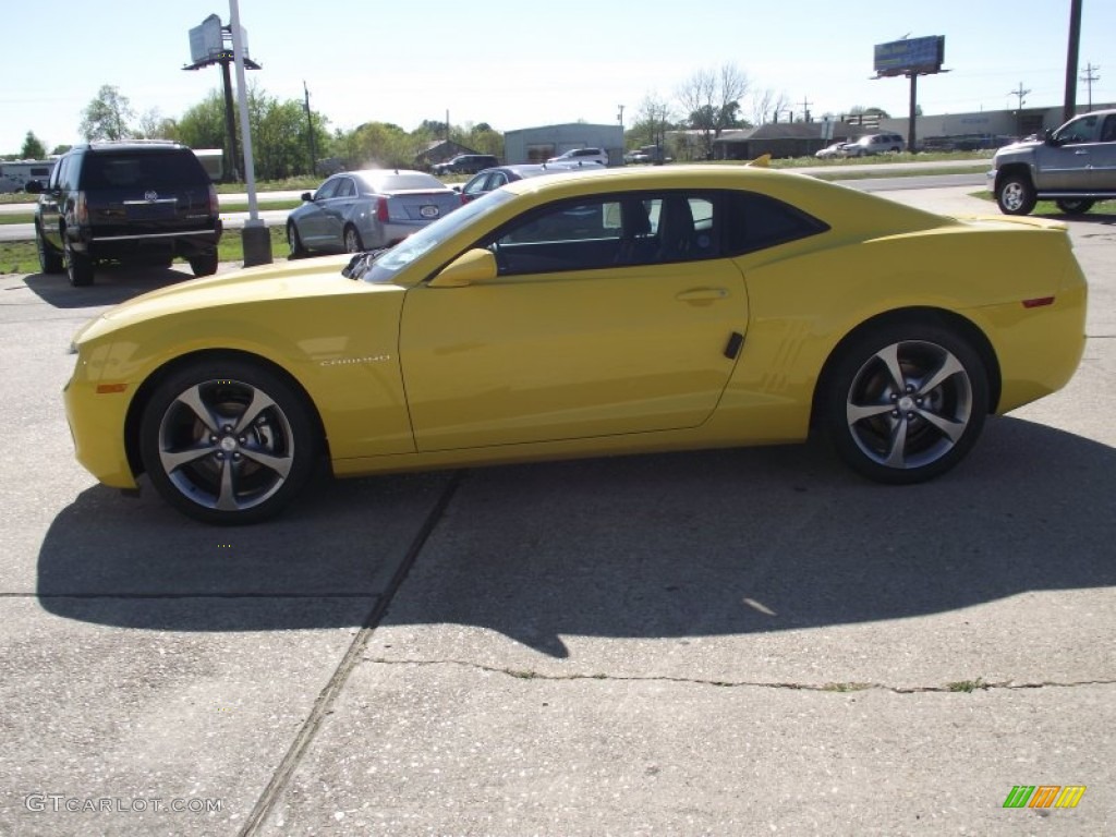 2013 Camaro LT/RS Coupe - Rally Yellow / Black photo #2