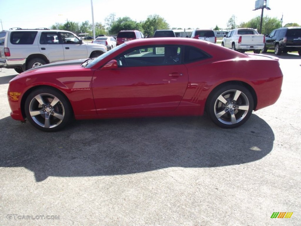 2013 Camaro SS/RS Coupe - Victory Red / Black photo #2