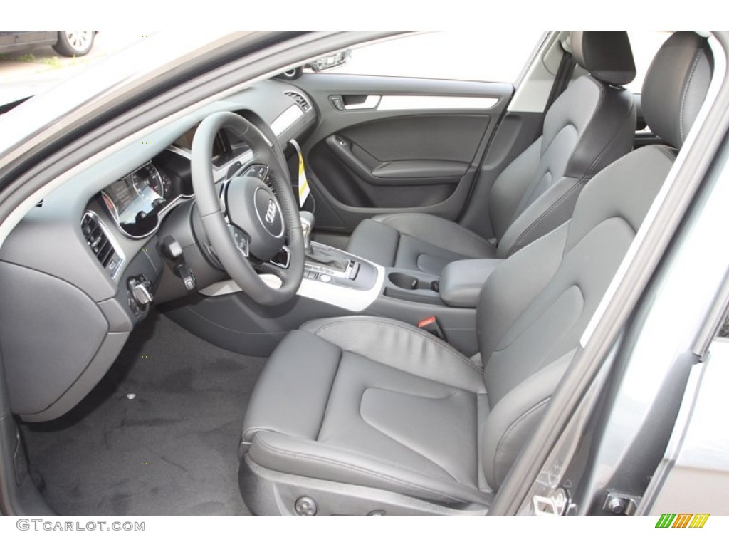 Black Interior 2013 Audi A4 2.0T Sedan Photo #79467874