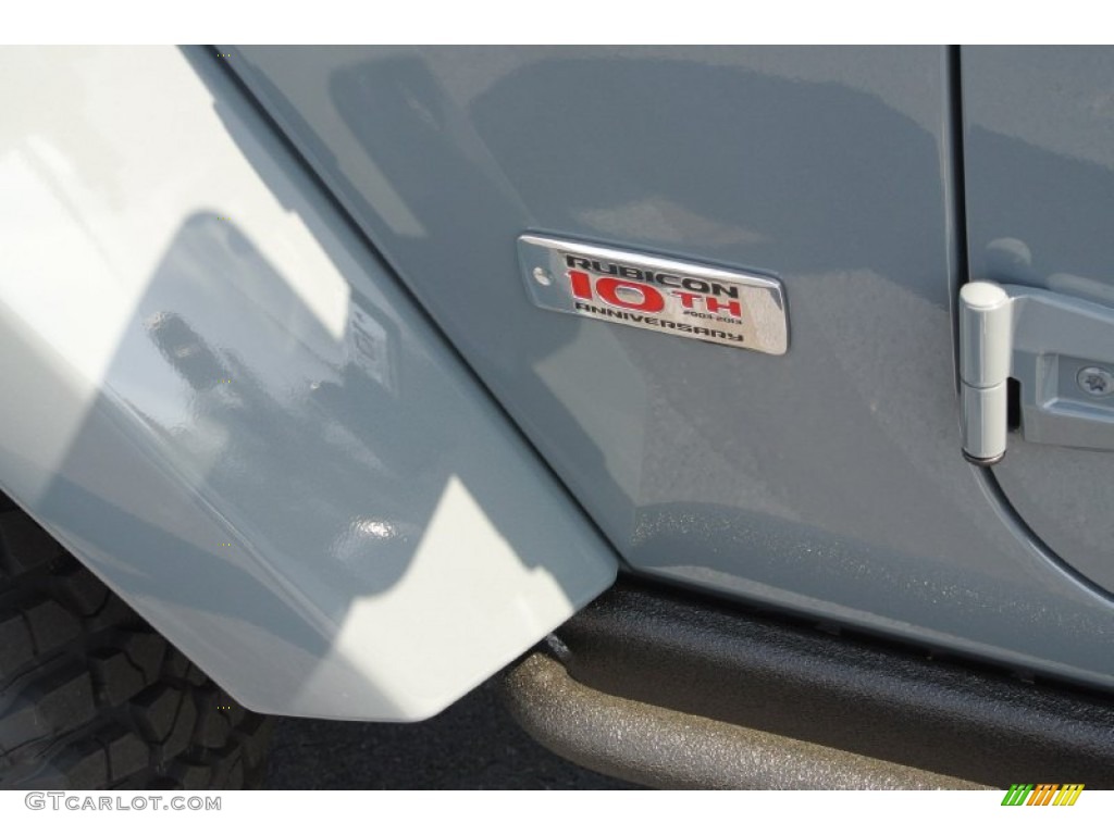 2013 Jeep Wrangler Unlimited Rubicon 10th Anniversary Edition 4x4 Marks and Logos Photo #79467926
